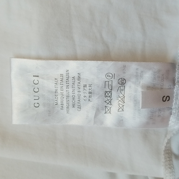 Gucci Gardean Rare vintage logo print Tee-shirt Embroidered Italy - Picture 4 of 4